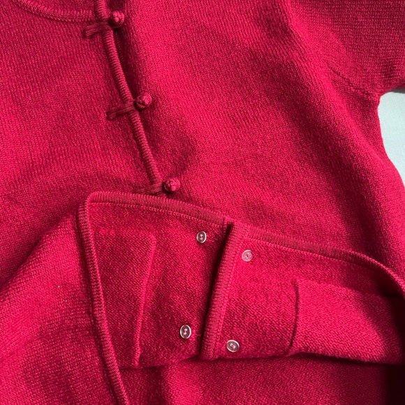 Talbots Red Women's Sweater Cardigan - Picture 6 of 6